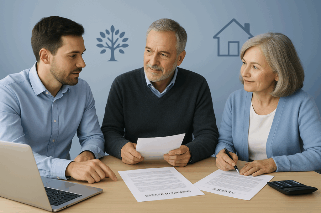 Family discussing inherited IRA planning for 2025