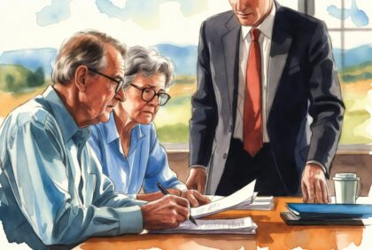 Senior couple meeting with an attorney to discuss Medicaid planning and asset protection, 2026